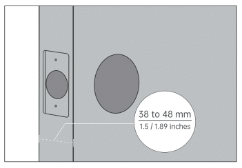 H1-BF door thickness