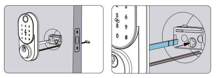 install exterior lock